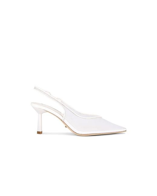 Tony Bianco White Breeze Slingback Pump