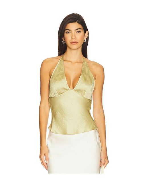 Nia Yellow Devon Top