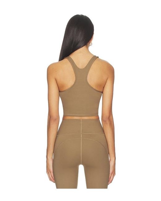 Adidas By Stella McCartney Natural True Strength Yoga Crop Top