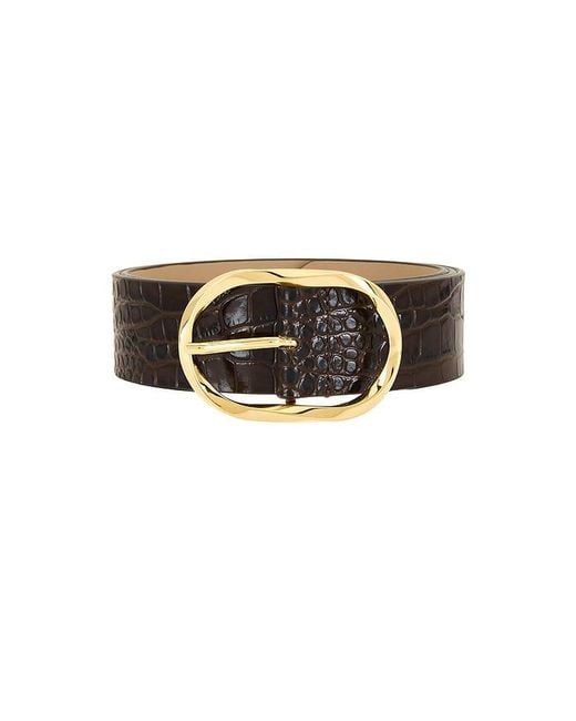 B-Low The Belt Black Kyra Croco Belt