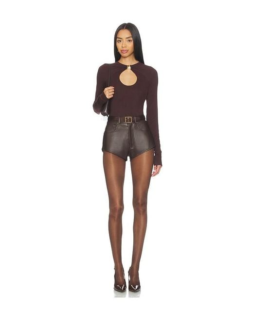 Lovers + Friends Brown Adeline Top