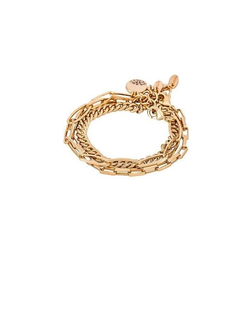 Ettika White Chain Bracelet Set