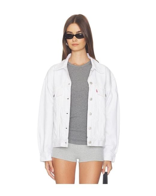Levi's White 90S Trucker Jacket