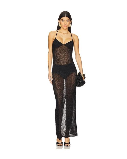 Michael Costello Women's Black X Revolve Amelie Embellished Maxi Dress Michael Costello Women's Black X Revolve Amelie Embellished Maxi Dress