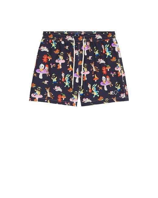 ARRELS Barcelona Black Catch The Wind X Gary Baseman Exclusive Swim Shorts for men
