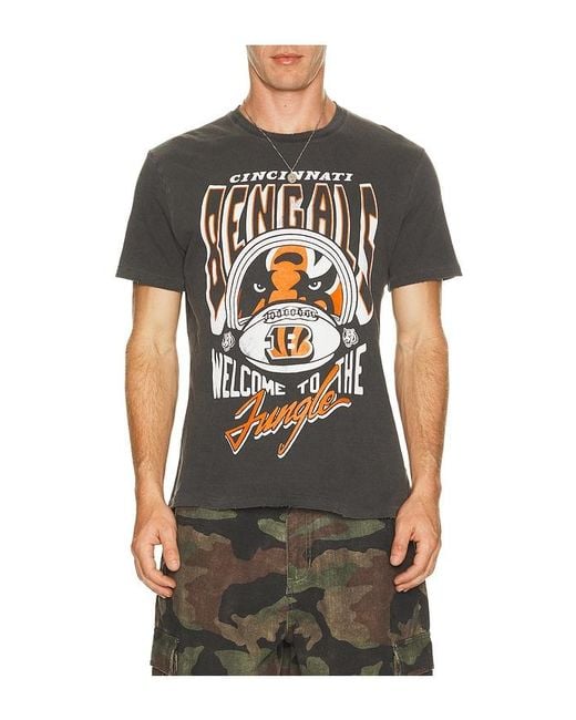 Junk Food Gray Bengals City Edition Vintage Tee for men