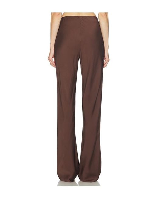 SRG Brown Lennon Silk Pant