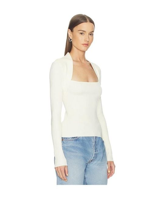 Jersey Amita En Talla (También En Xs, Xxs, S, M, Xl) Camila Coelho de color White