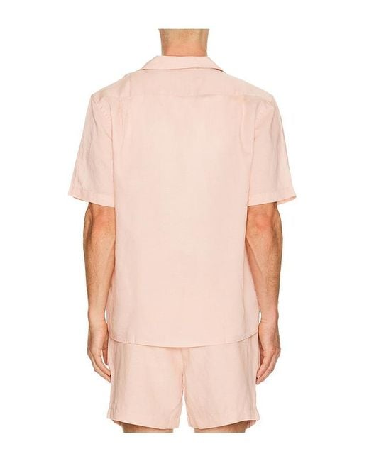 Onia Natural Air Linen Convertible Vacation Shirt for men