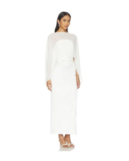 Amanda Uprichard White Berkshire Midi Dress