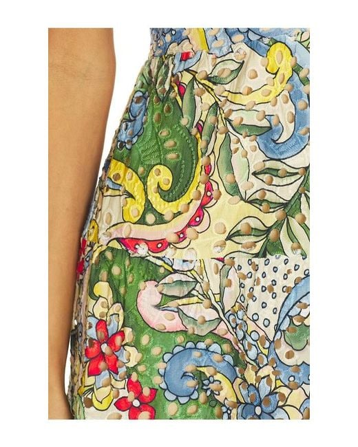 Alice + Olivia White Adalyn Halter Maxi Dress