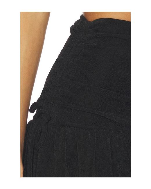 MAJORELLE Black Morie Mini Skirt