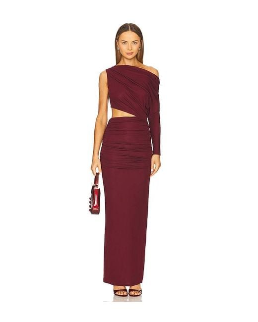 Nbd Red Yahaira Maxi Dress