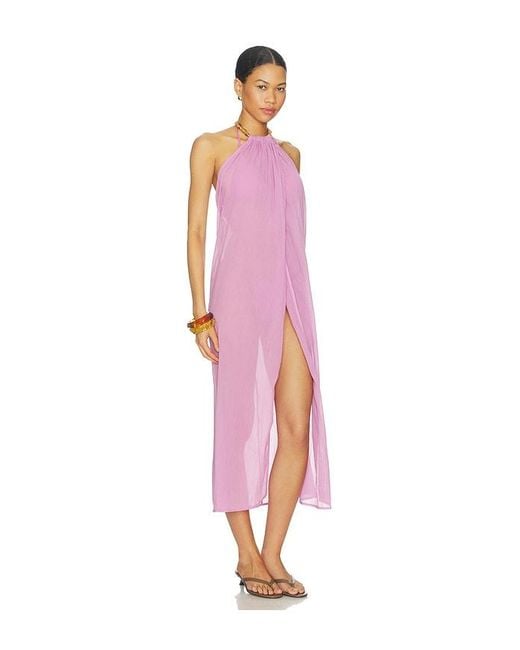 ViX Pink Cloe Long Cover Up