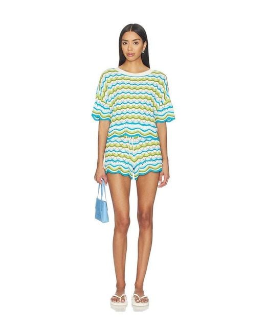 LSPACE Blue Sunchaser Short