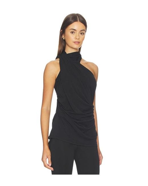 Entire studios Black Sleeveless Dalters Top