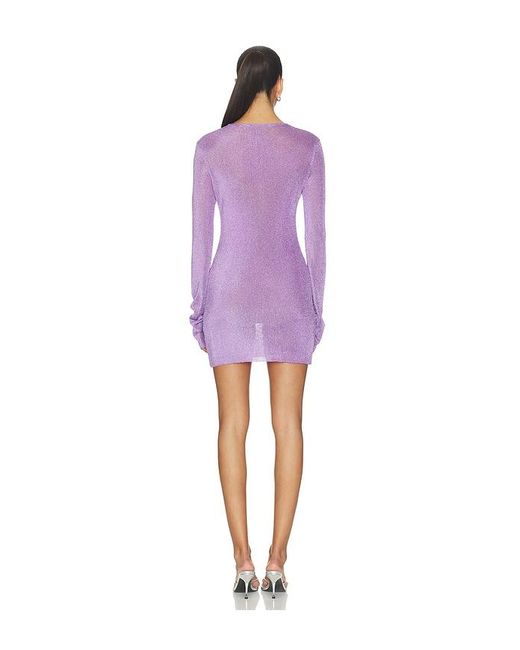 SER.O.YA Purple Emeri Mini Dress