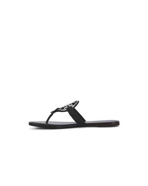 Tory Burch Black Metal Milller Sandal