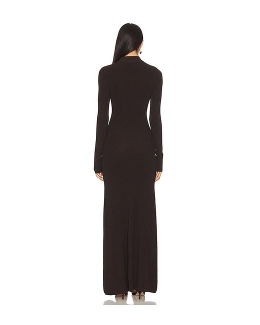 Nicholas Black Diantha Long Sleeve Midi Dress With Circle Cutout