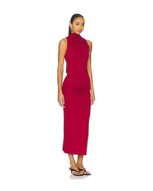 geel Red Hugo Dress
