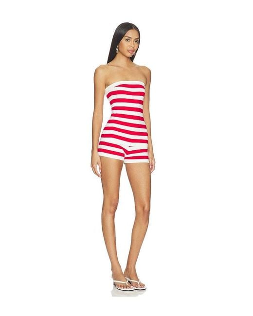 ALL THE WAYS Red Lucia Knit Short Set