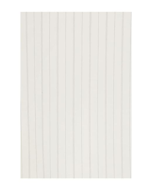 Anine Bing White Essie Cropped Shirt