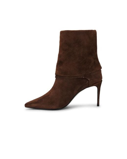 Black Suede Studio Brown Simone 80 Boot