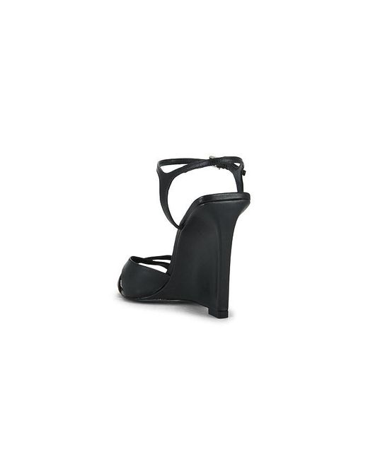 SCHUTZ SHOES Black Maxine Wedge Sandal