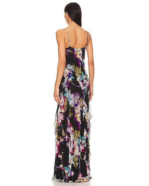 Nicholas Black Kamila Ruffle Cowl Gown