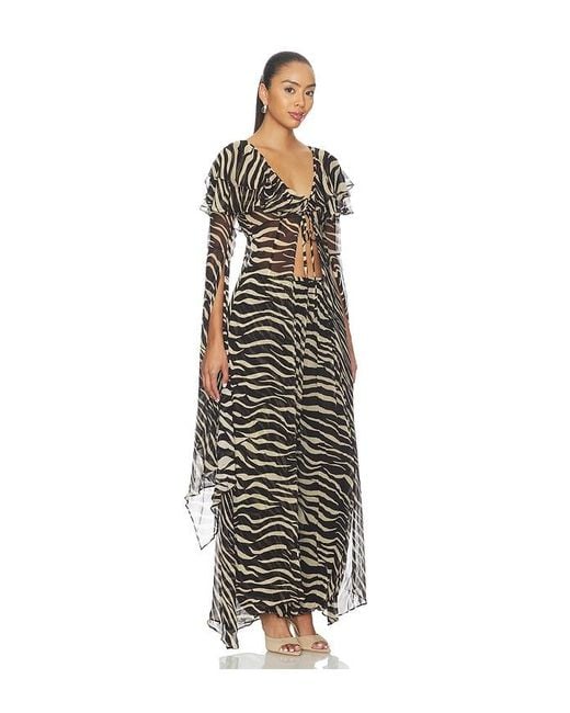Ronny Kobo White Kyle Maxi Top