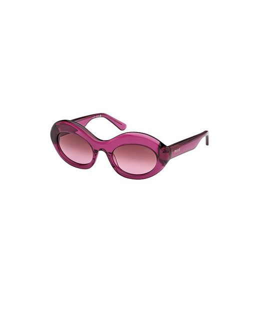 Emilio Pucci Pink Oval Sunglasses