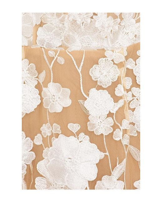 Bronx and Banco White Jasmine Midi Dress