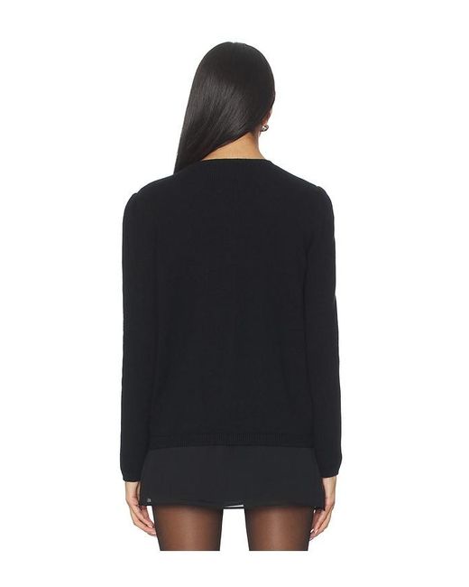 Sea Black Seraphine Solid Knit Cardigan