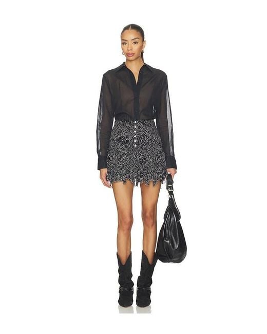 Isabel Marant Black Daneen Skirt
