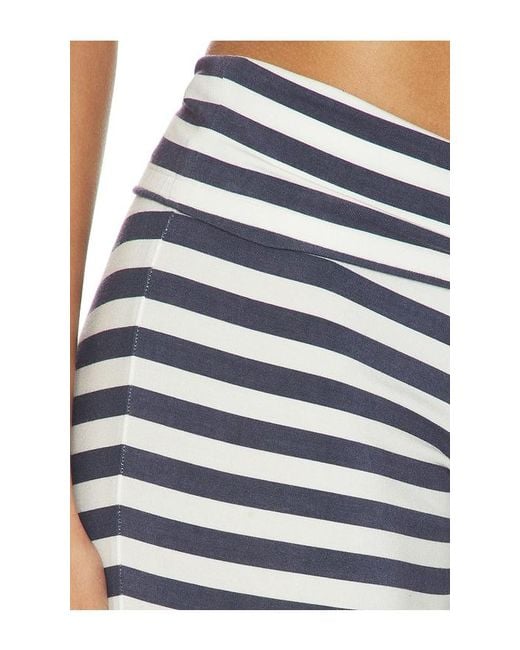 Caroline Constas Blue Bailey Capri Pants