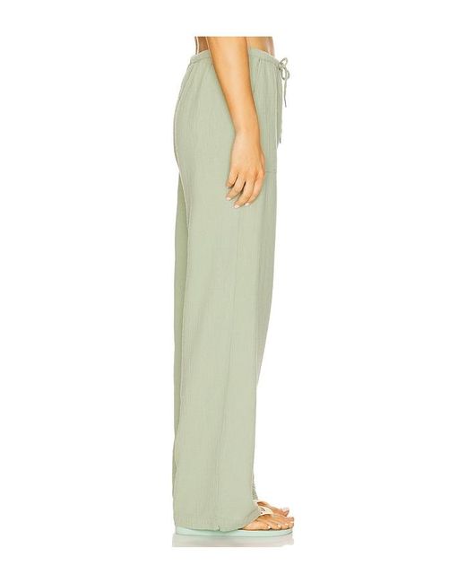 Bobi White Wide Leg Pant