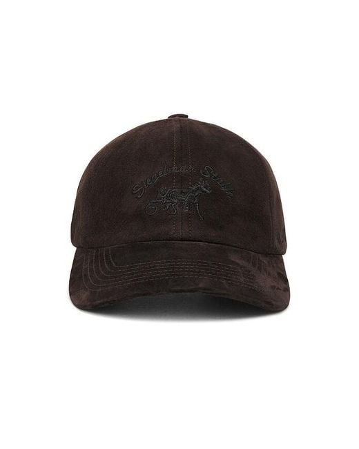 Siegelman Stable Black X Fwrd Suede Dad Hat