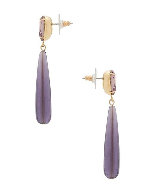 Jennifer Behr White Caroline Earrings