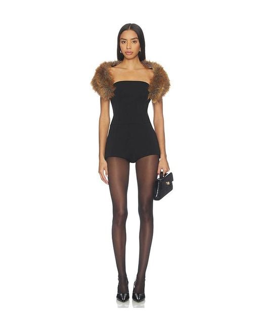 retroféte Black Salmee Romper