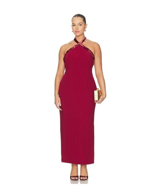 L'academie Red 'Academie Lali Maxi Dress