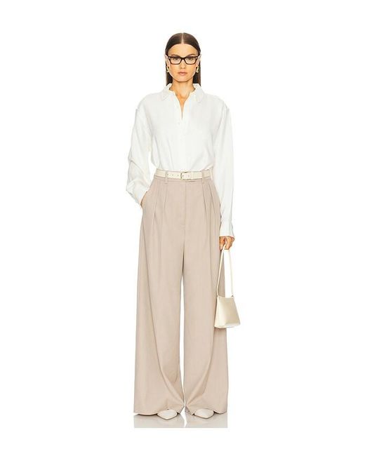 Anine Bing White Braxton Shirt