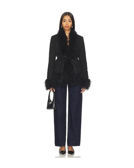 Lioness Black Oui Oui Coat