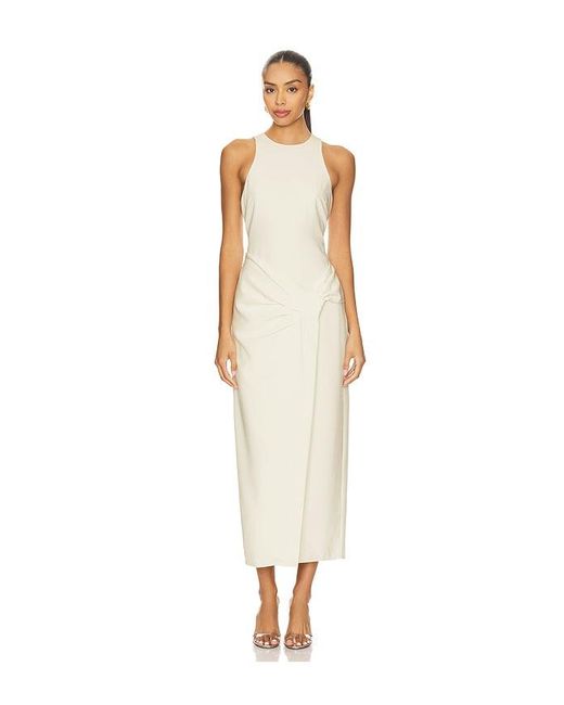 House of Harlow 1960 White X Revolve Alex Midi Dress