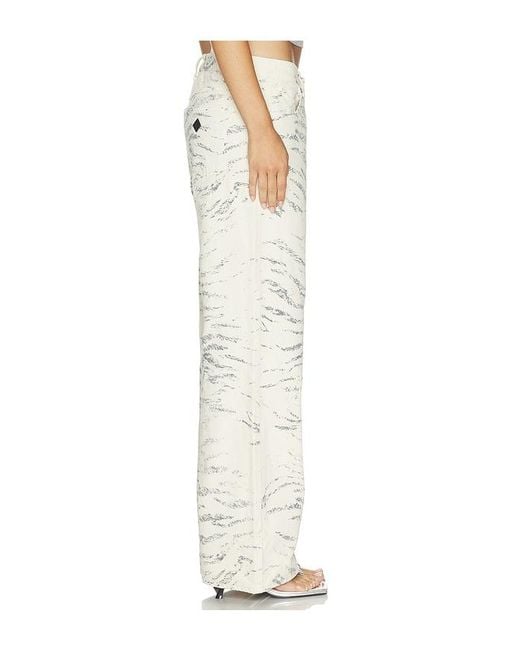 A.Brand White 99 Baggy Jean