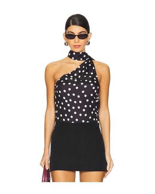 MORE TO COME Black Rialta Top