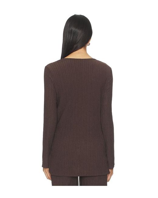 HATCH Brown The Lucia Shirt