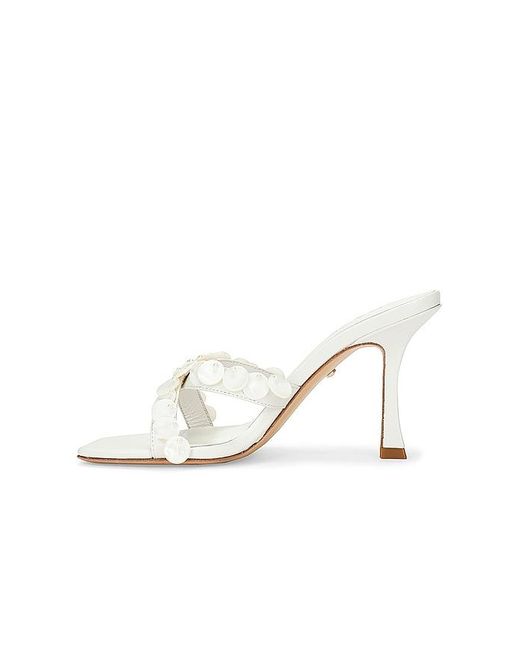 Raye White Perla Mule