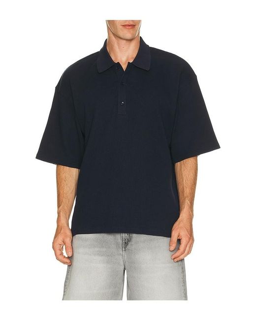 Won Hundred Black Topper Polo for men