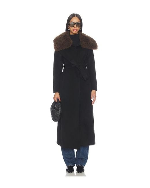 Susanna Chow Blue X Revolve Sloane Cashmere Shearling Coat