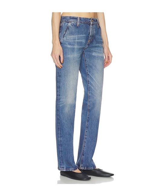 FRAME Blue The Drop Trouser Jeans